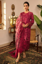 03-Piece Schiffli Embroidered Lawn Suit With Organza Dupatta | Ready To Wear