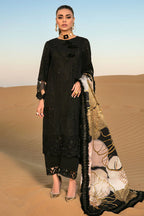 Midnight Desert: Embroidered Cotton Suit | Ready To Wear