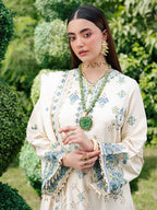 Heavy Embroidered Cotton Chikankari Suit Ready To Wear