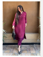 Sajal - Burgundy