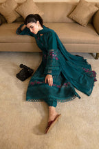 03-Piece Chikankari Lawn Cotton Suit | Ready To Wear