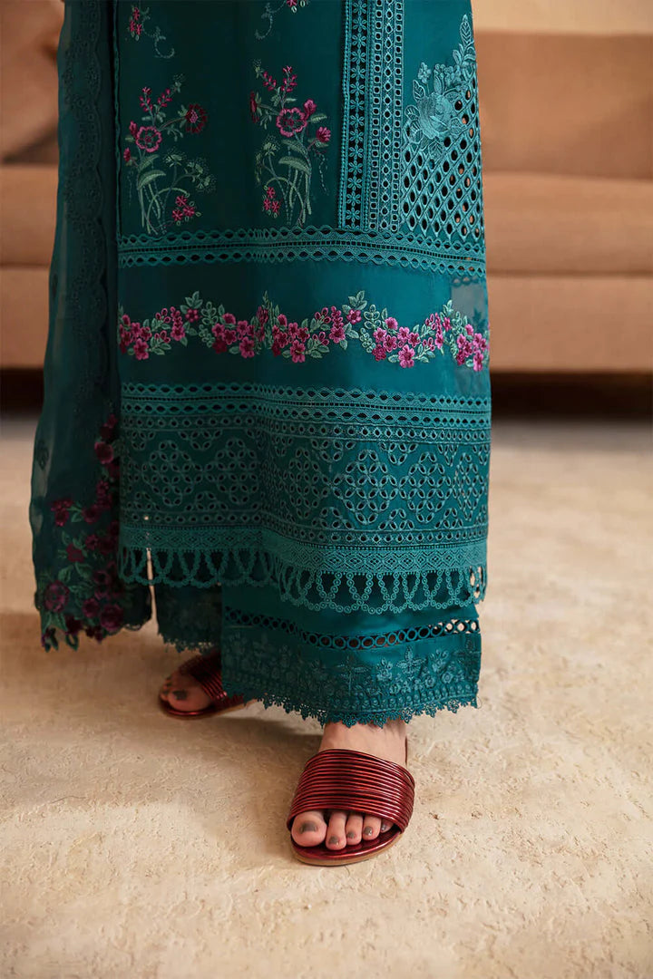 03-Piece Chikankari Lawn Cotton Suit | Ready To Wear