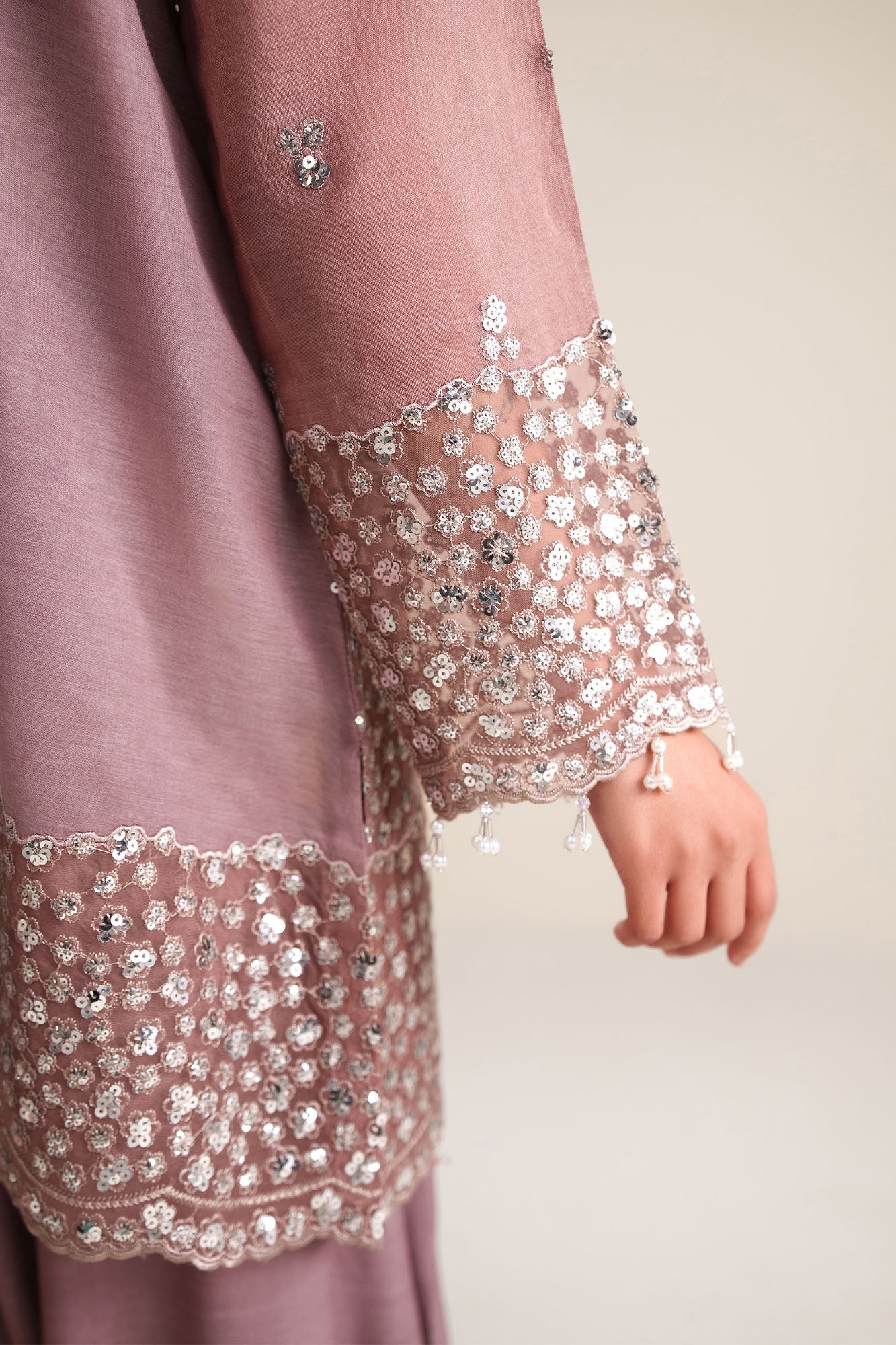 03-Piece Cotton Silk Suit With Organza Dupatta | Ready To Wear