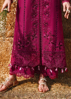 03-Piece Embroidered Lawn Suit With Chiffon Dupatta | Ready To Wear