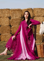 03-Piece Embroidered Lawn Suit With Chiffon Dupatta | Ready To Wear