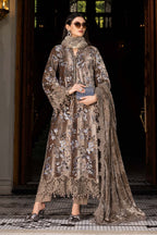 03-Piece Embroidered Velvet Suit | Ready To Wear