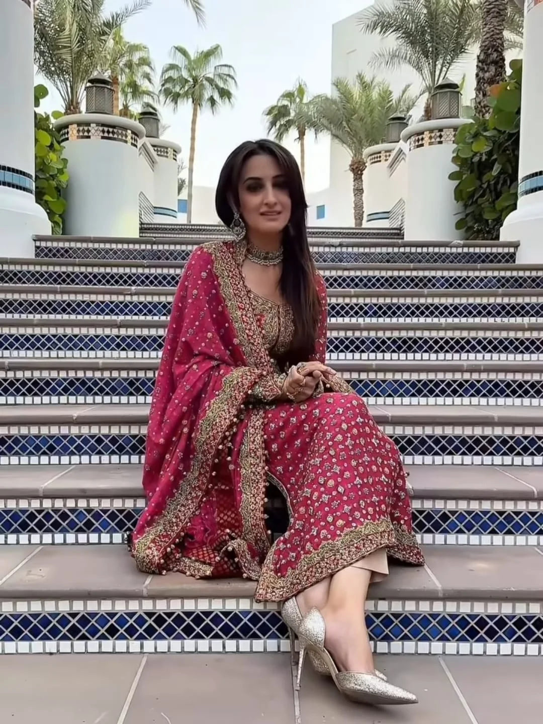 3 Piece Stitched Chiffon Suit - Ready to Wear