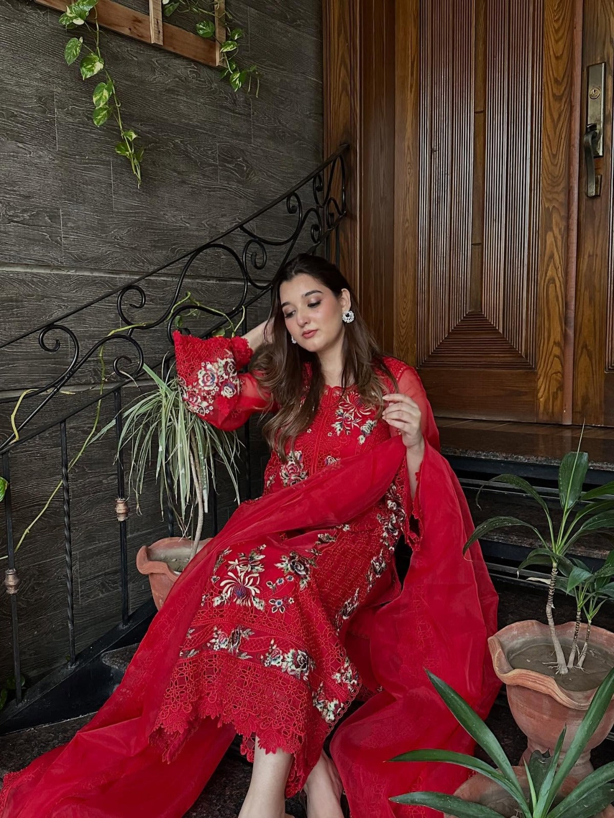 3-Piece Lawn Fully Embroidered Dress Ready To Wear