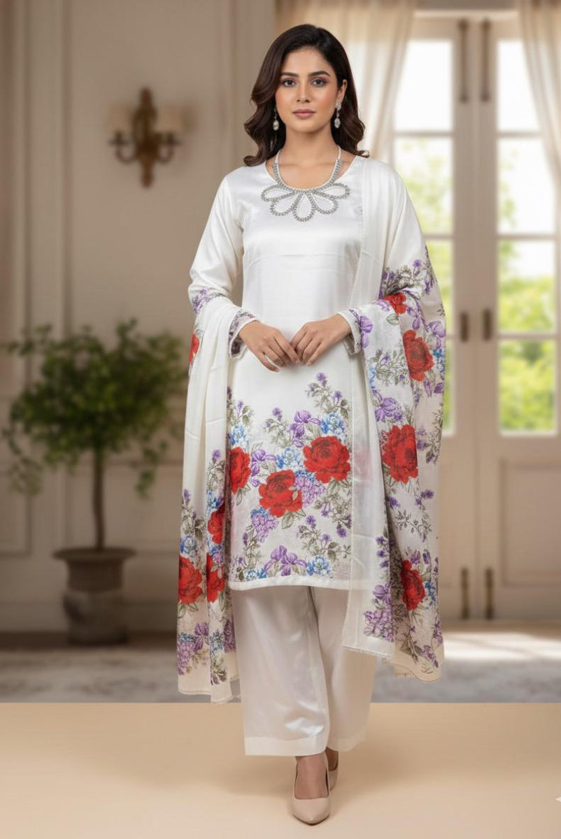 The Most Hit Design of the Year | Khaadi stitched 3-Piece Suit