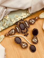 Multi-Color Kundan Style Choker & Earring Set