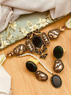 Multi-Color Kundan Style Choker & Earring Set