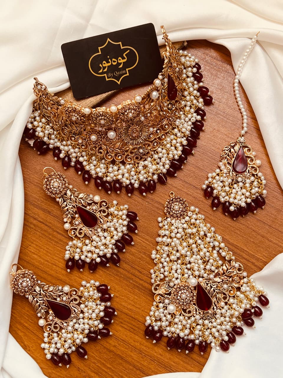 Vivid Emerald Green & Kundan Choker Set (