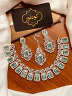 Brilliant Cubic Zirconia Statement Set