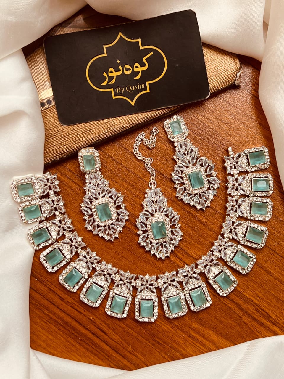 Brilliant Cubic Zirconia Statement Set