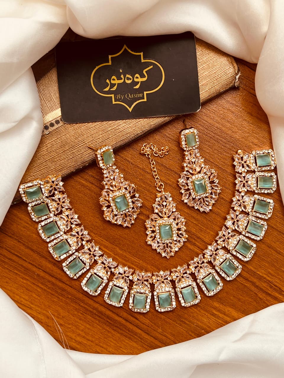 Brilliant Cubic Zirconia Statement Set