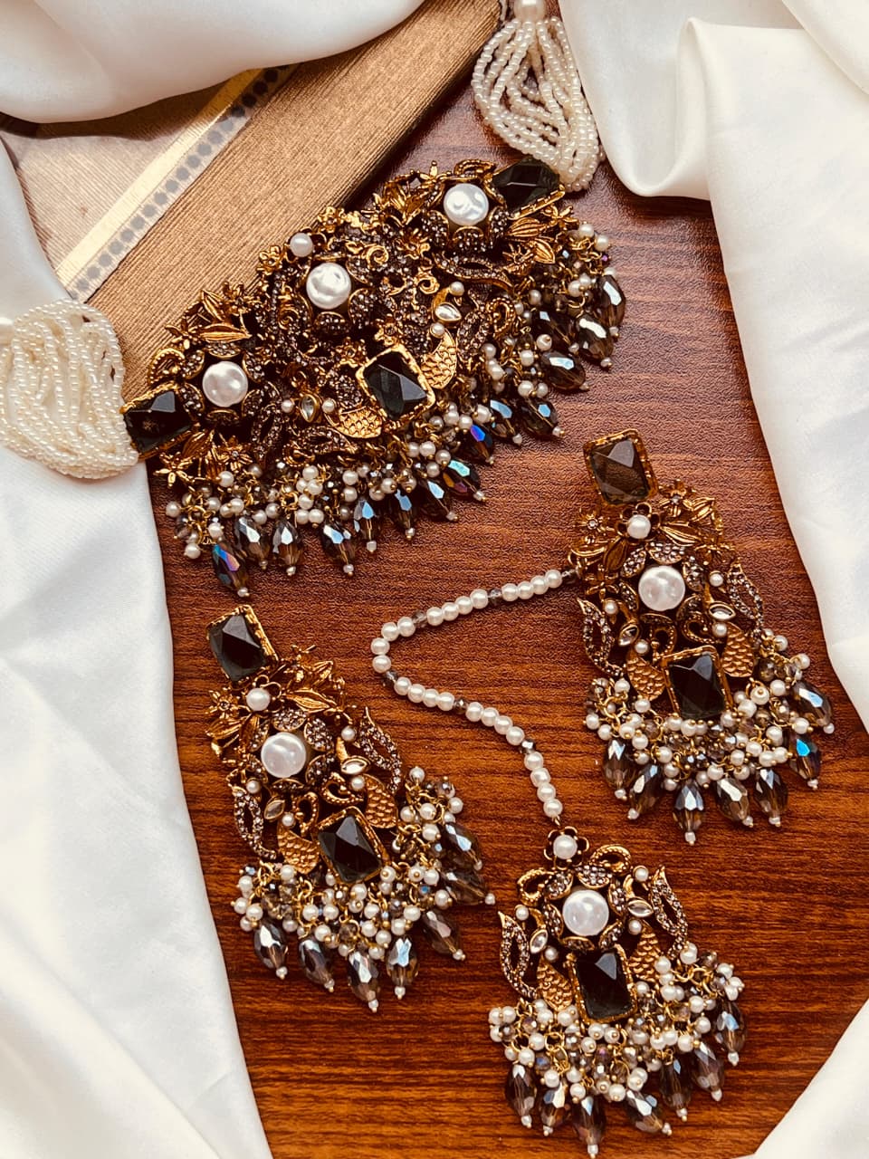 Premium Turkish Floral Choker Set