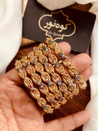 Exquisite Gold-Toned Traditional Bangle