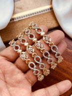 Luxury American Diamond Zircon Bangles – Premium Quality