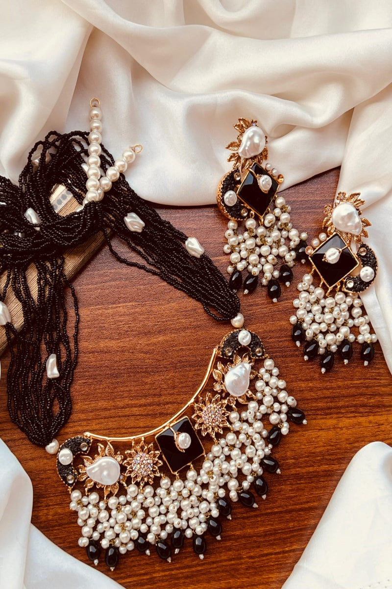 Turkish Mala Pearl Jewelry Set