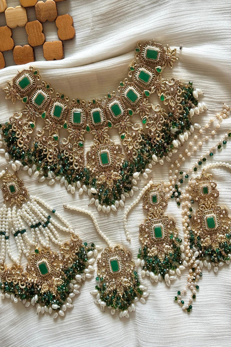 Majestic Gold & Jewel-Toned Grand Bridal Set