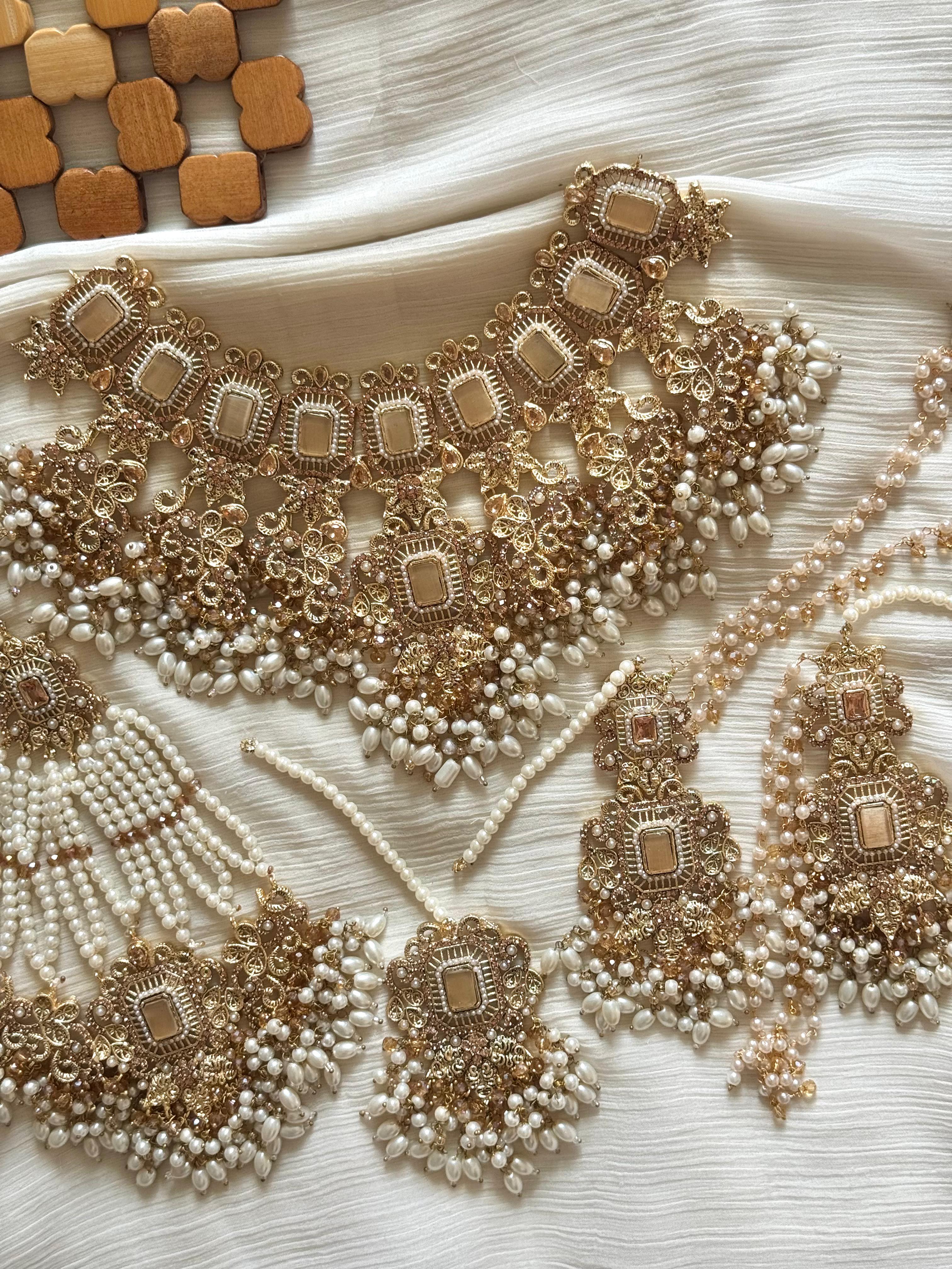 Majestic Gold & Jewel-Toned Grand Bridal Set