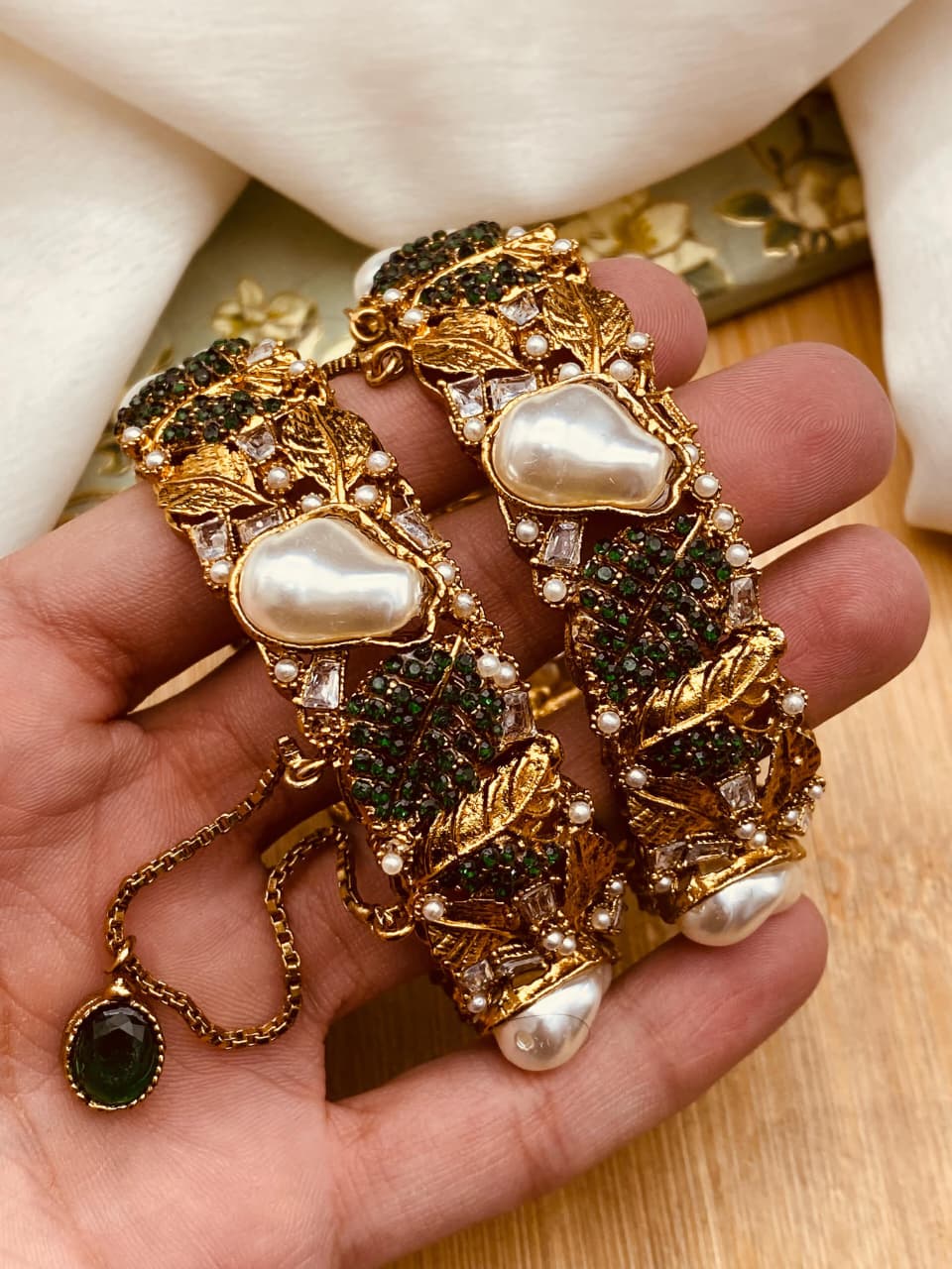 Handcrafted Turkish Mother of Pearl Bangles