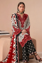 03-Piece Lawn Suit With Chiffon Dupatta | Ready To Wear