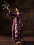 03-Piece Cotton Suit With Net Dupatta | Ready To Wear