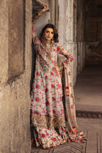 03-Piece Chiffon Suit With Sequence Work | Ready To Wear