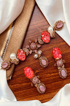 The Ultimate Statement: Turkish Floral Choker Set