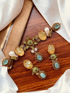 The Ultimate Statement: Turkish Floral Choker Set