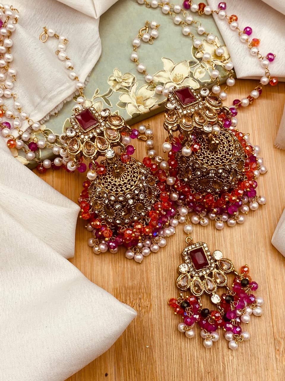 Elegant Jhumki Tikka Set for Women