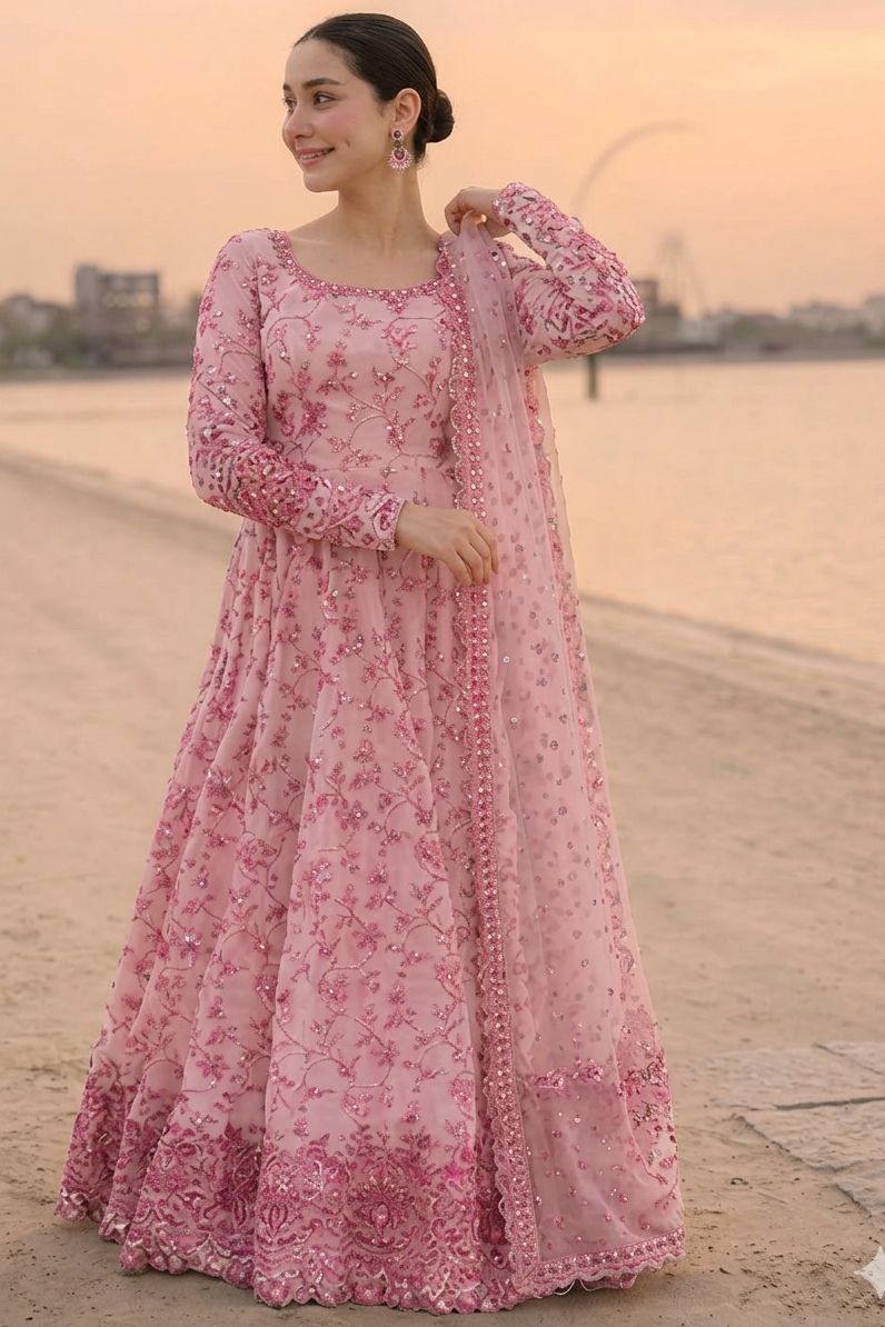03-Piece Lawn Suit ( Maxi Style ) - Ready To Wear