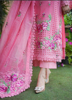 03-Piece Organza Suit With Embroidery | Ready To Wear