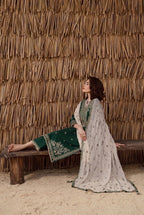 03-Piece Chiffon Suit With Embroidery | Ready To Wear