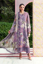 03-Piece Printed Lawn Suit With Chiffon Dupatta | Ready To Wear