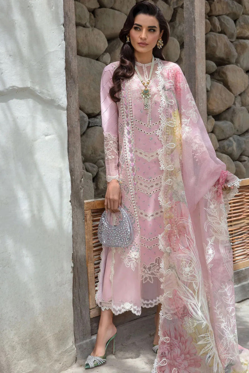 Embroidered Lawn 3 Piece Stitched Suit Ready To Wear