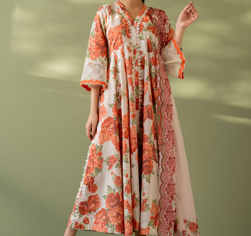 3 PIECE PREMIUM PRINTED LAWN SUIT READY TO WEAR