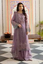 Luxury Embroidered Chiffon 3-Piece Suit