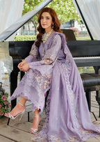 03-Piece Lawn Suit With Chikankari Embroidery - Ready To Wear