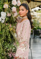 03-Piece Lawn Suit With Organza Dupatta | Ready To Wear