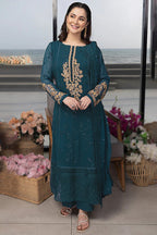 3-Piece Full Handmade Latest Chiffon Heavy Embroidered Dress With Embroidered Dupatt | STITCHED SUIT