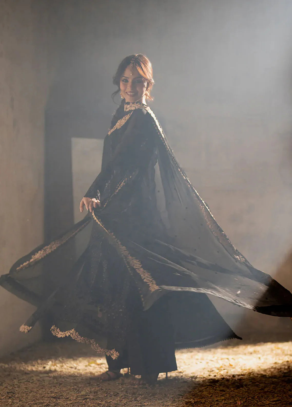 CHIFFON EMBROIDERED STITCHED Suit