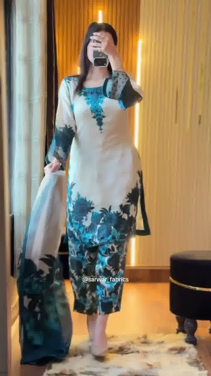 Digital Print Silk 3pcs (ZING PHOOL)