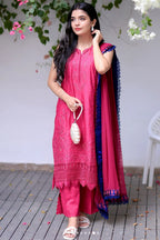 03-Piece Lawn Suit With Chiffon Dupatta | Ready To Wear