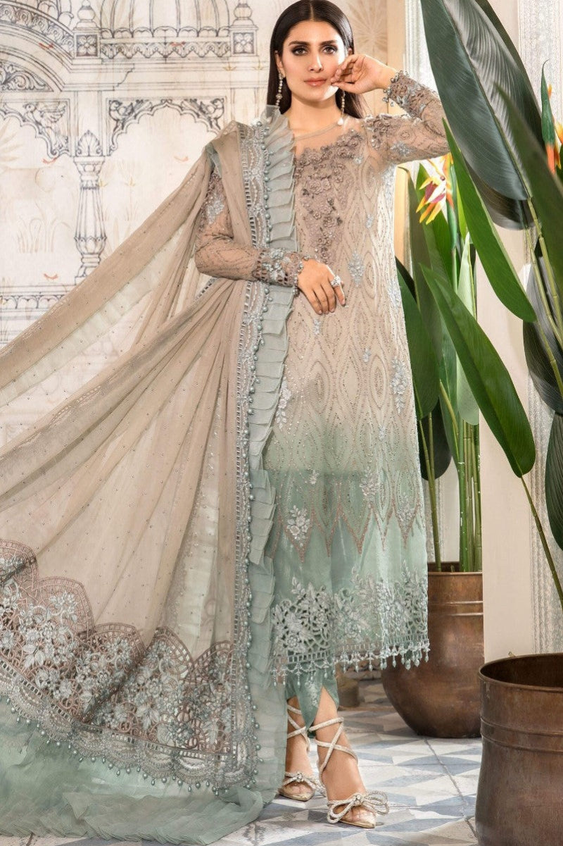 3 Piece Sttched Chiffon Drees   Wedding & Eid Collection