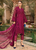 03-Piece Cotton Suit With Fully Embroidery - Ready To Wear