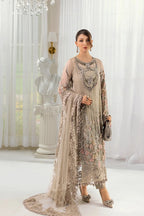 03-PIECE STITCHED CHIFFON SUIT READY TO WEAR