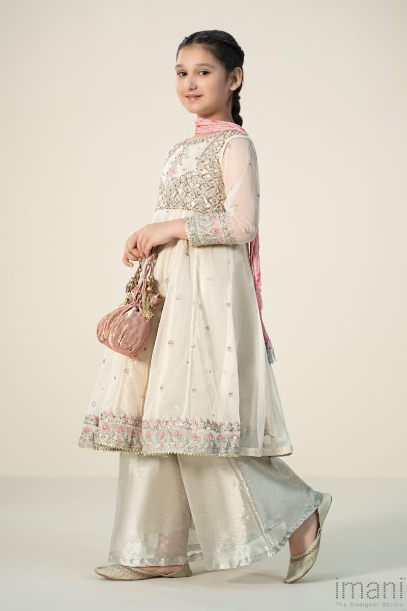 03 Piece Heavy Embroidered Chiffon Suit - Ready to Wear