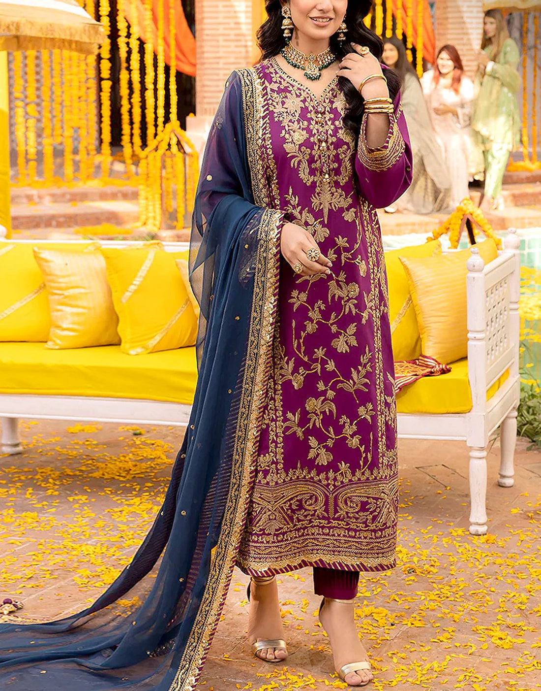 3 Piece Stitched Chiffon  suit - Ready to Wear